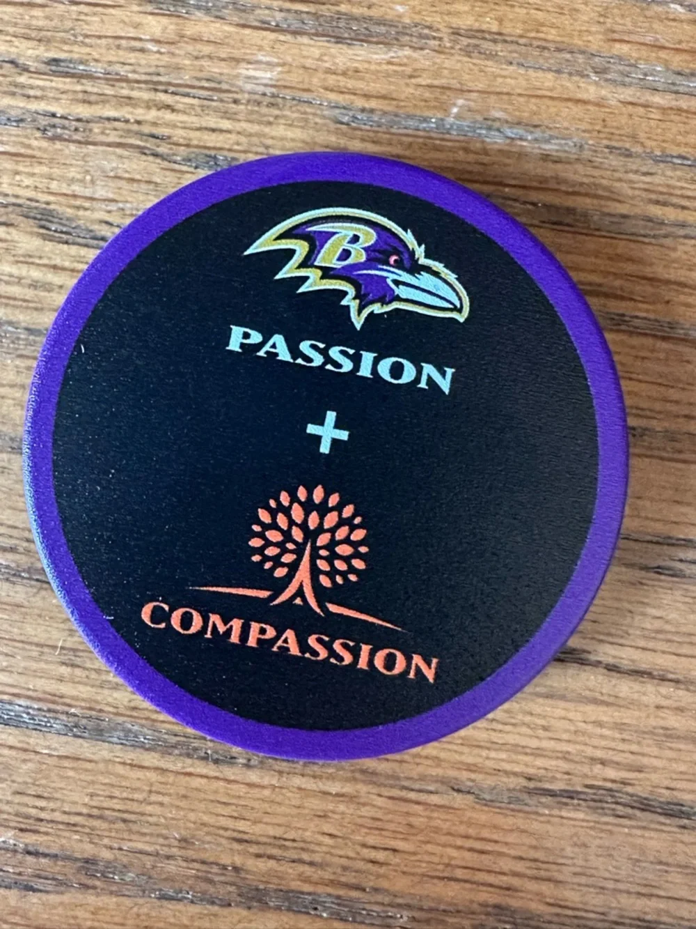 NFL Baltimore Ravens Football pop up cell phone holder
